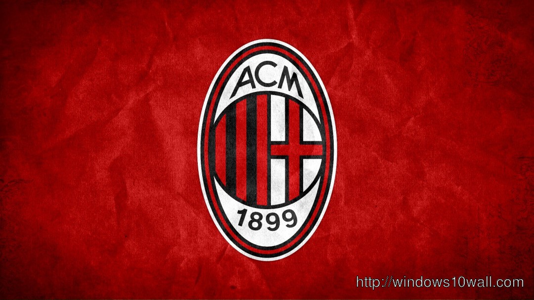 Ac Milan Football Logo Wallpaper